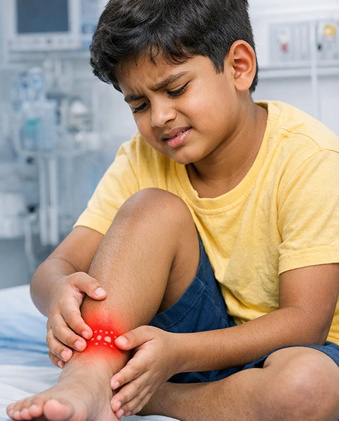 Growth Plate Fracture in a Child