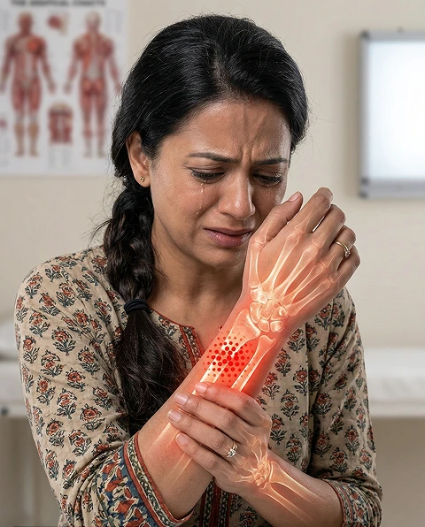 Displaced Fracture — Bones Out of Alignment