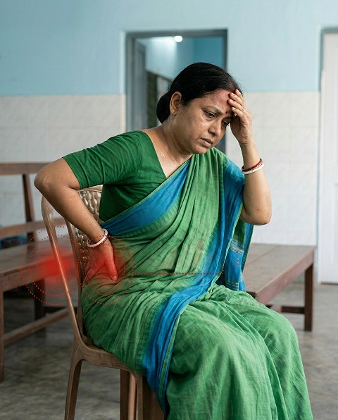 Fever + Back Pain + Known Stone