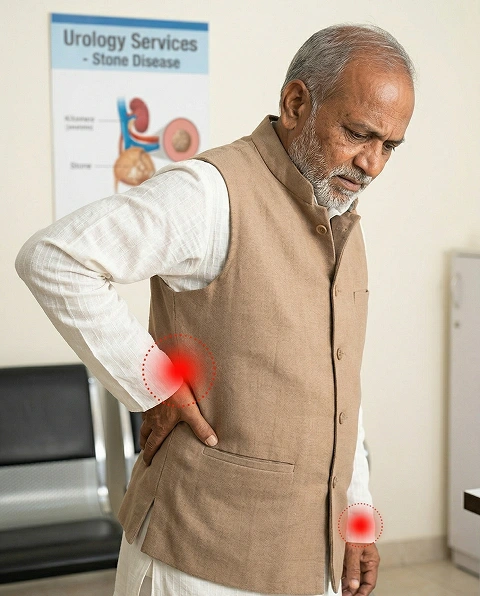 Worsening Kidney Function with Stone