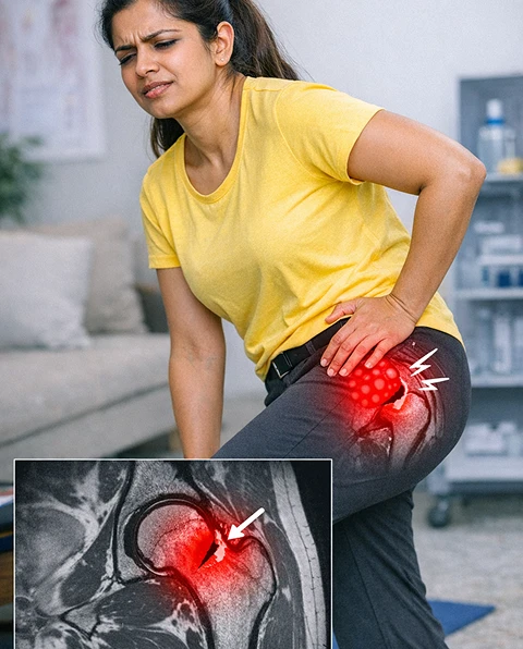 Labral Tear — HIP MRI Finding