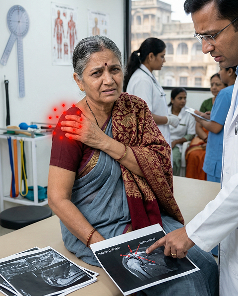 Rotator Cuff Tear on MRI